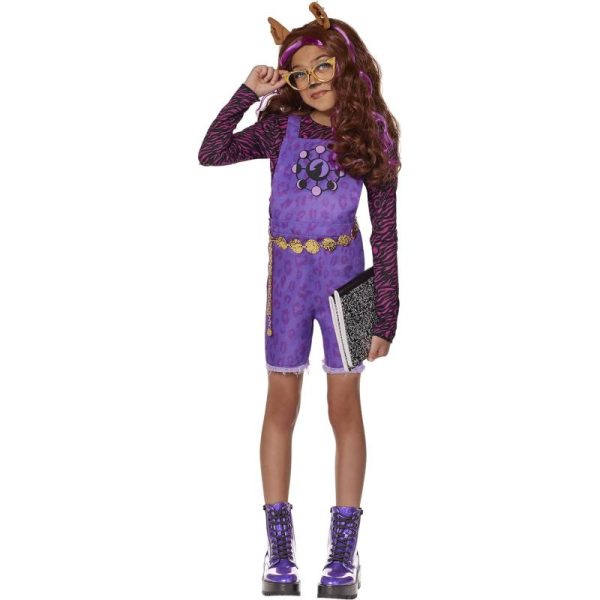 Spirit Halloween Monster High Kids Clawdeen Wolf Costume | Officially ...